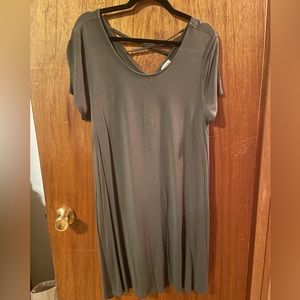 ARMY GREEN SHIRT DRESS